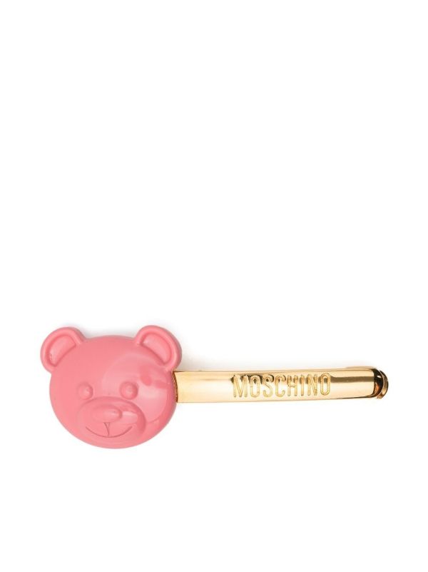 Moschino gold-tone Teddy Bear brooch | Browns Brooches & Pins