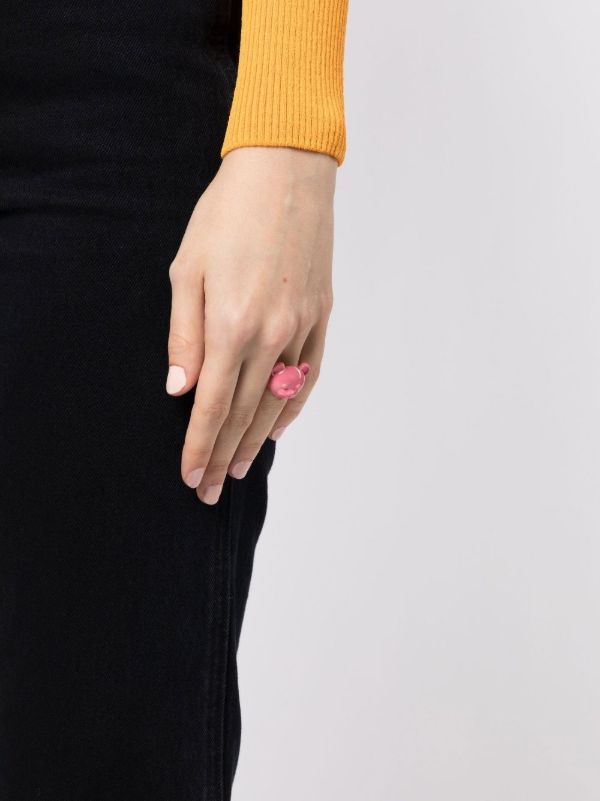 Moschino Teddy Bear Cocktail Ring | Browns Rings