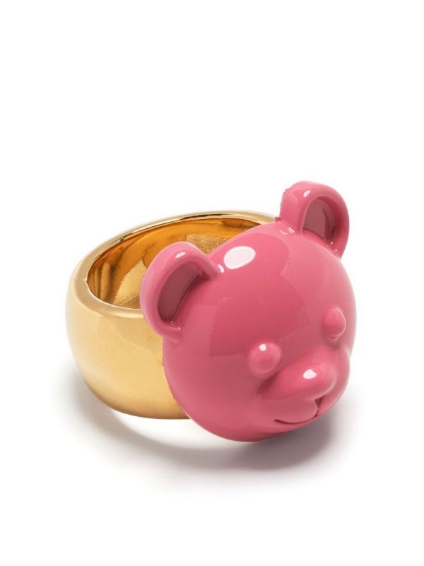 Moschino Teddy Bear cocktail ring | Browns Rings