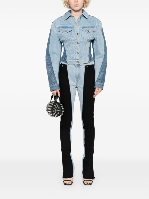 Mugler Bi-Colour Skinny Jeans | Browns Skinny Jeans