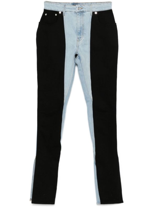 Mugler Bi-Colour Skinny Jeans | Browns Skinny Jeans