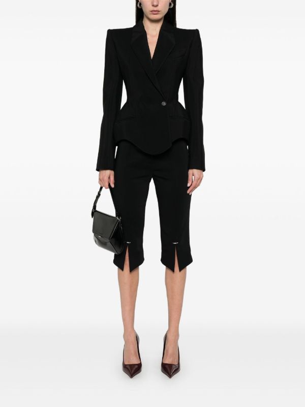 Mugler Pierced Cropped Trousers | Browns Cropped Pants