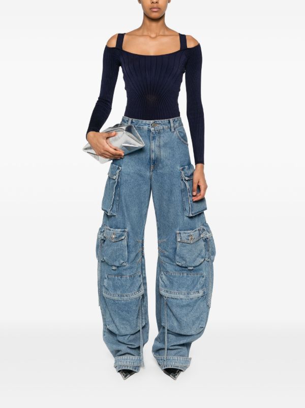 Mugler Sculpting Knit Bodysuit | Browns T-Shirts & Jersey Shirts