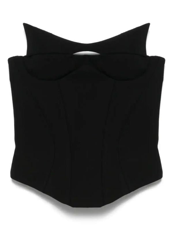 Mugler sleeveless corset top | Browns Vests & Tank Tops