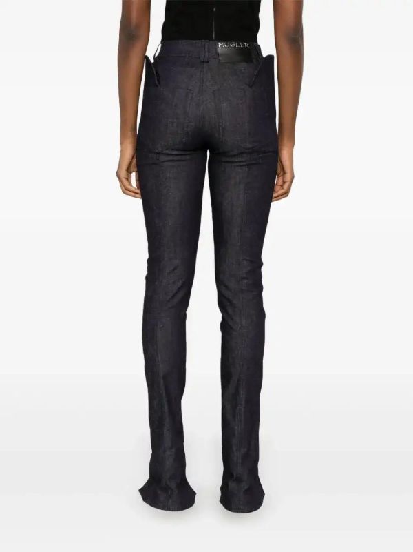 Mugler Split-ankles Jeans | Browns Tapered Jeans