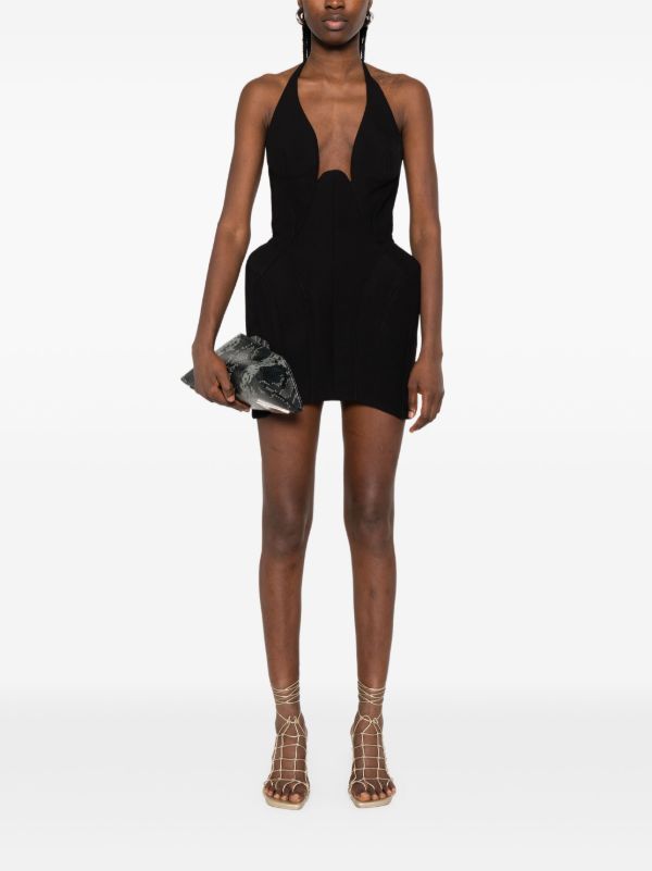 Mugler Tailored Mini Dress | Browns Cocktail & Party Dresses