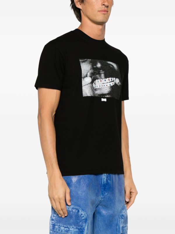 Nahmias Black Grillz Cotton T-shirt | Browns T-Shirts