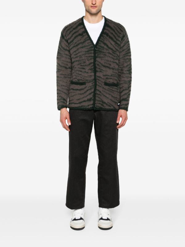 Neighborhood Black Mid-Waist Straight Trousers | Browns Regular-Fit & Straight Leg Pants