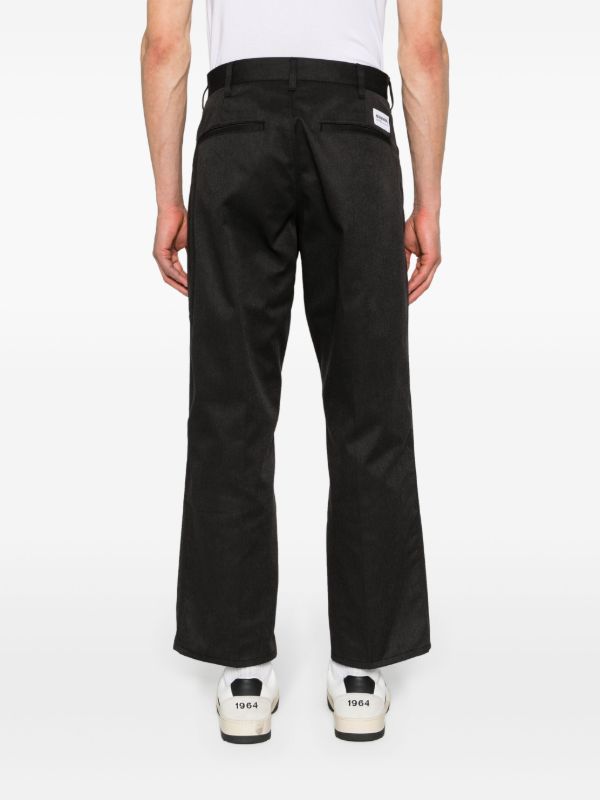 Neighborhood Black Mid-Waist Straight Trousers | Browns Regular-Fit & Straight Leg Pants
