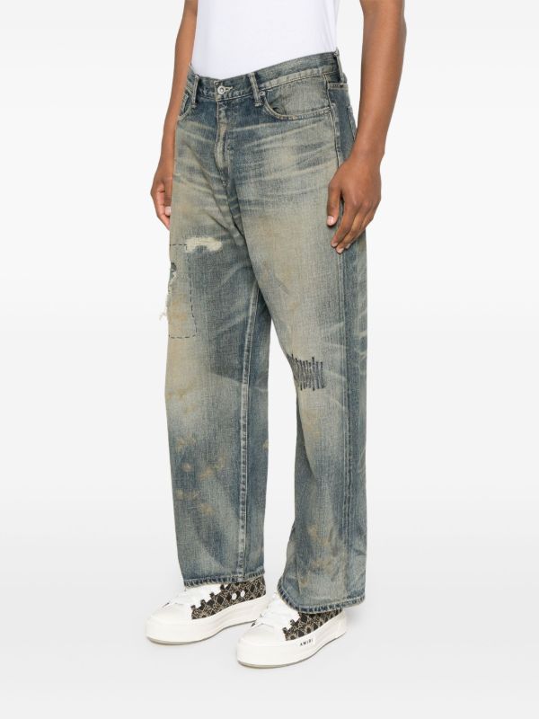 Neighborhood Distressed Jeans | Browns Wide-Leg Jeans