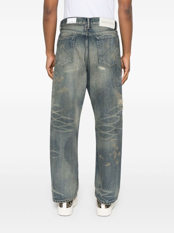 Neighborhood Distressed Jeans | Browns Wide-Leg Jeans