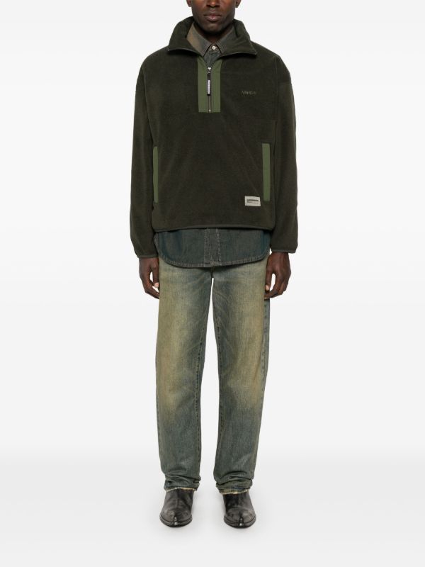 Neighborhood Green Half-Zip Sweatshirt | Browns Sweatshirts