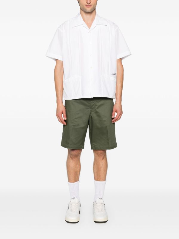 Neighborhood Green Pressed-Crease Chino Shorts | Browns Khaki Shorts