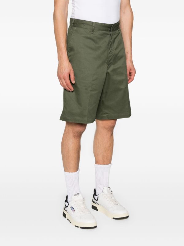 Neighborhood Green Pressed-Crease Chino Shorts | Browns Khaki Shorts