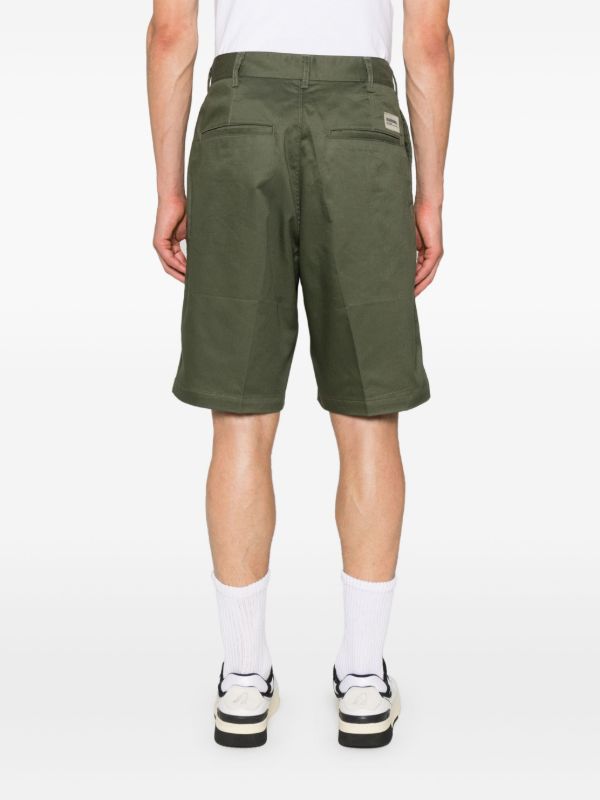 Neighborhood Green Pressed-Crease Chino Shorts | Browns Khaki Shorts
