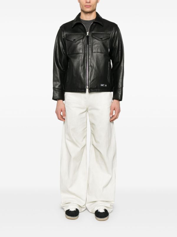 Neighborhood Leather Jacket | Browns Leather Jackets