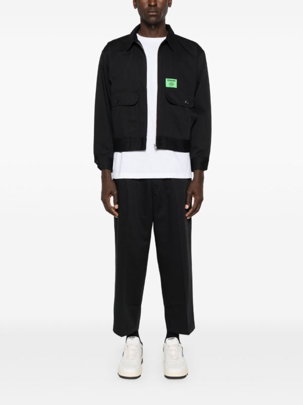 Neighborhood Pressed Crease Cropped Trousers | Browns Cropped Pants