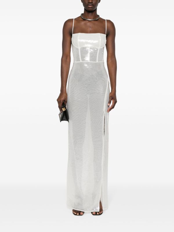 Nensi Dojaka Sequinned Maxi Dress | Browns Cocktail & Party Dresses