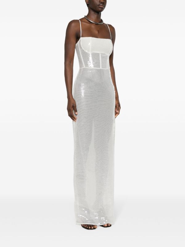 Nensi Dojaka Sequinned Maxi Dress | Browns Cocktail & Party Dresses