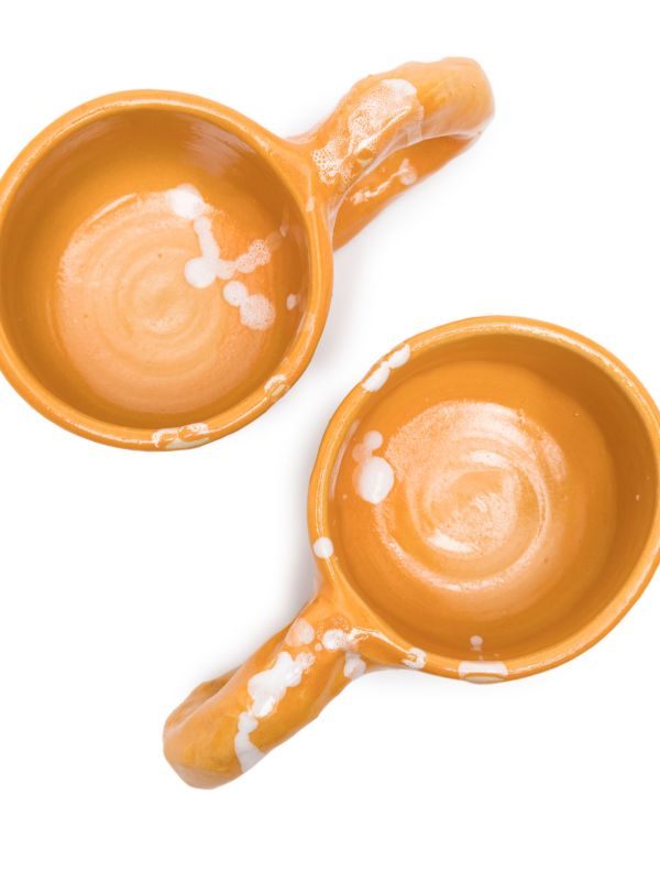 NIKO JUNE Orange Studio Ceramic Cup Set | Browns Cups & Tea Sets