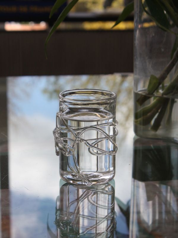 NIKO JUNE White Ivy Drinking Glasses Set | Browns Glassware