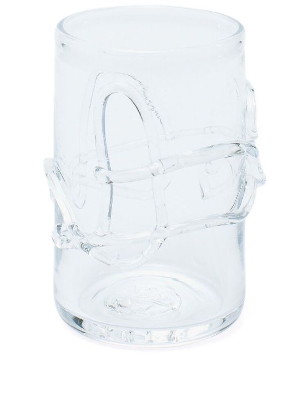 NIKO JUNE white Ivy drinking glasses set | Browns Glassware