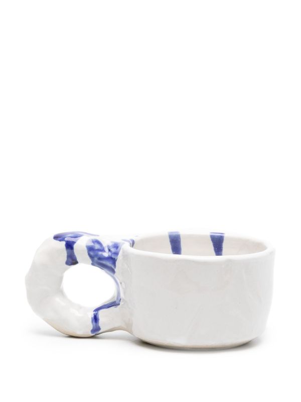 NIKO JUNE White Studio Ceramic Cup Set | Browns Cups & Tea Sets