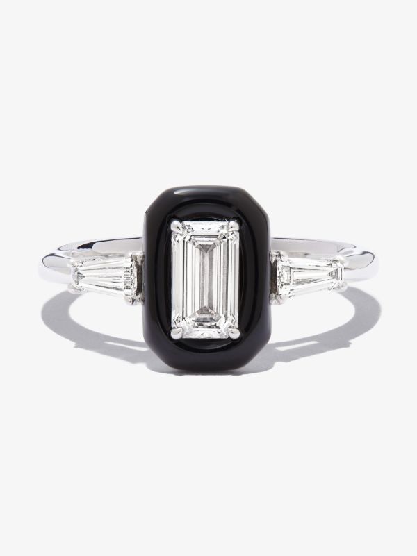 Nikos Koulis 18K White Gold Oui Diamond Ring | Browns Fine Rings
