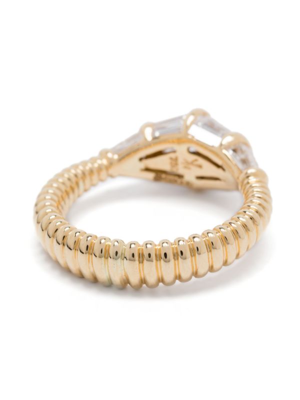 Nikos Koulis 18K Yellow Gold Feelings Diamond Ring | Browns Fine Rings