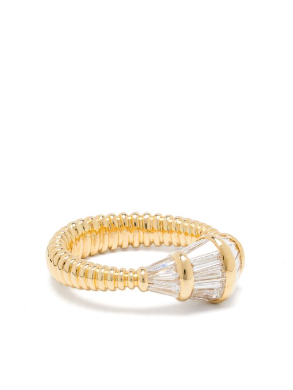 Nikos Koulis 18K Yellow Gold Feelings Diamond Ring | Browns Fine Rings