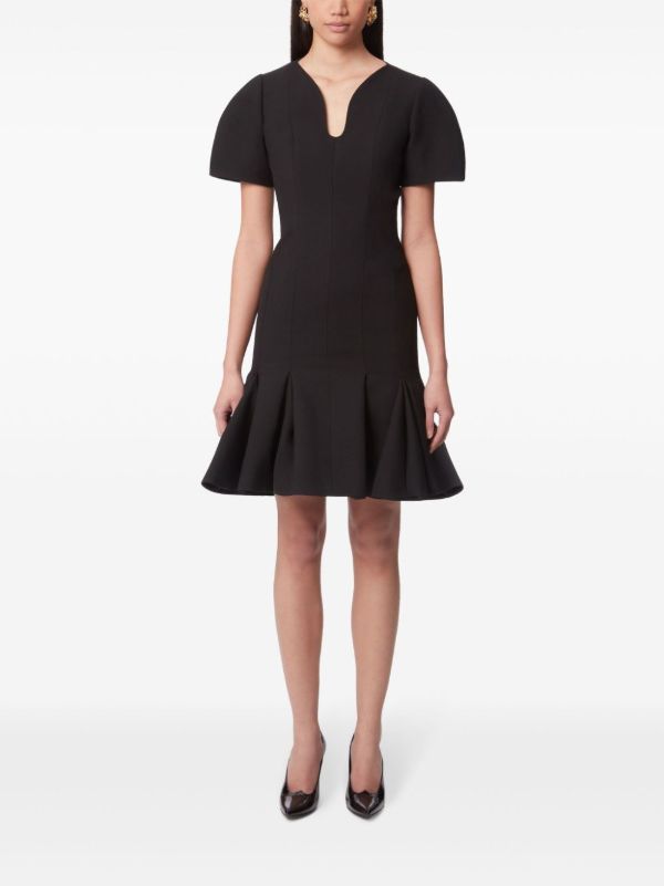 Nina Ricci Puplum Dress | Browns Cocktail & Party Dresses