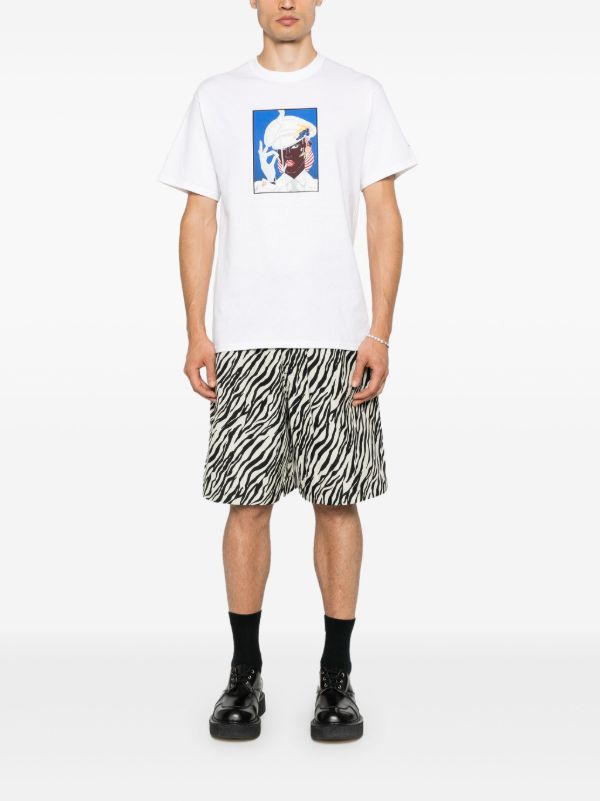 NOAH NY X Antonio Lopez White Illustration-Print T-Shirt | Browns T-Shirts & Jersey Shirts
