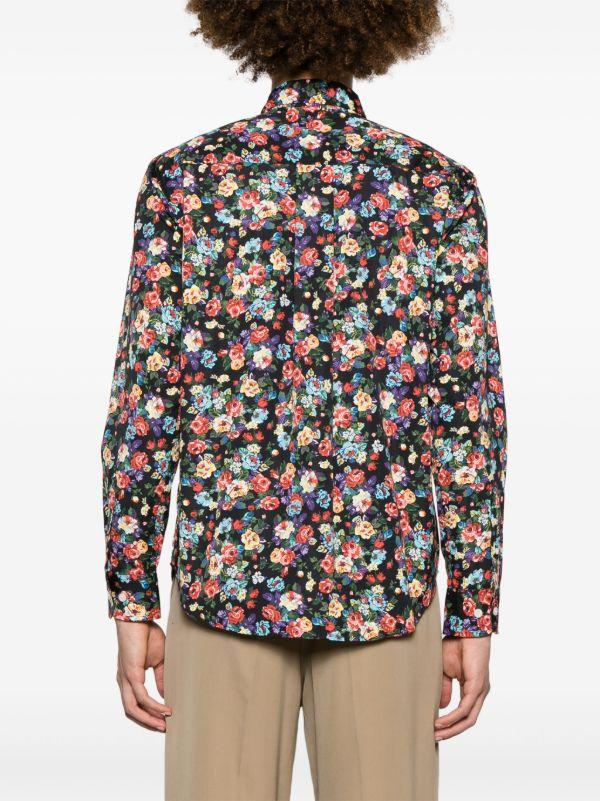 NOAH NY X The Cure Black Floral-Print Shirt | Browns Shirts
