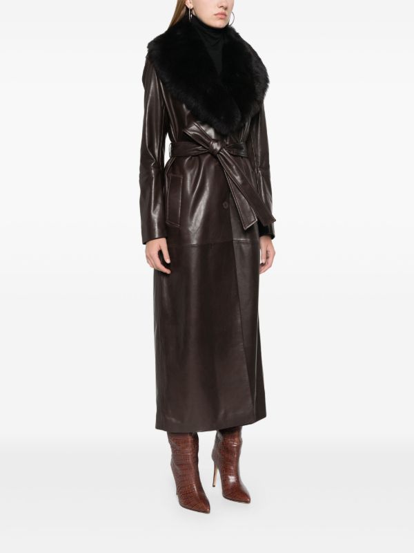Nour Hammour Dakota Coat | Browns Leather Coats
