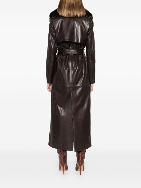 Nour Hammour Dakota Coat | Browns Leather Coats