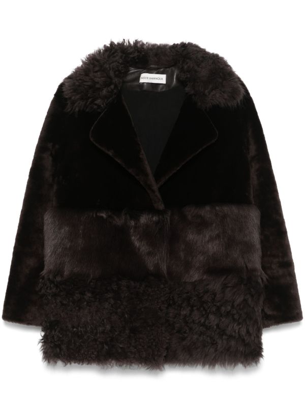 Nour Hammour Faux-Fur Coat | Browns Faux Fur & Shearling Coats