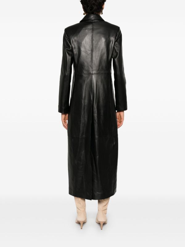 Nour Hammour Gothan Leather Coat | Browns Leather Coats