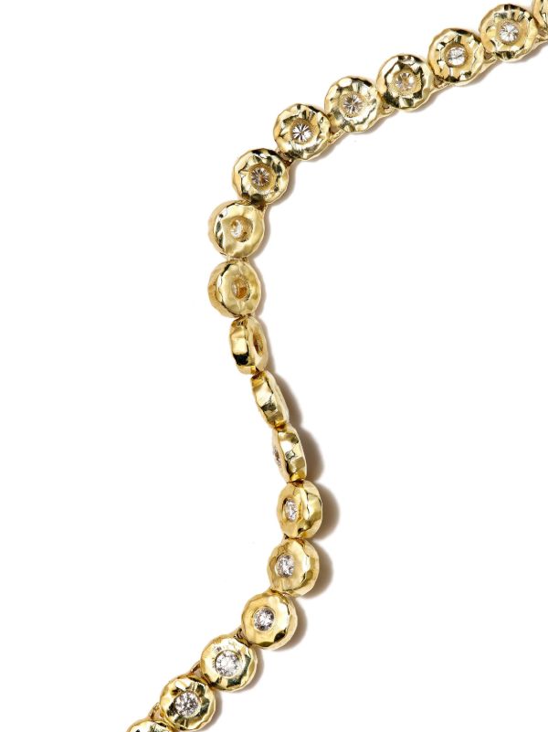 Octavia Elizabeth 18K Yellow Gold Micro Nesting Gem Diamond Necklace | Browns Fine Necklaces