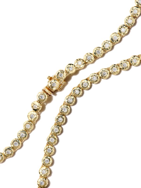 Octavia Elizabeth 18K Yellow Gold Micro Nesting Gem Diamond Necklace | Browns Fine Necklaces