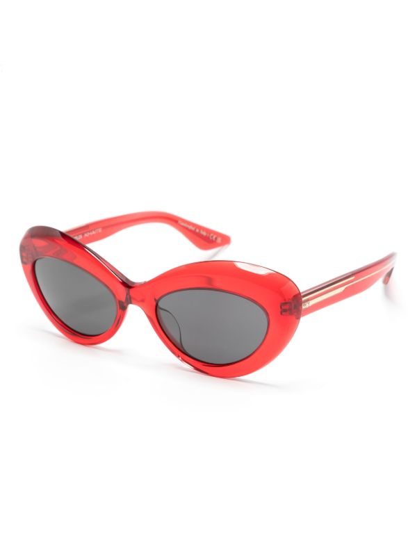 Oliver Peoples X Khaite Red 1968C Cat-Eye Sunglasses | Browns Sunglasses