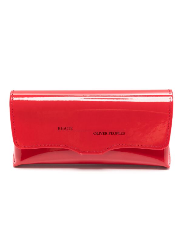 Oliver Peoples X Khaite Red 1968C Cat-Eye Sunglasses | Browns Sunglasses