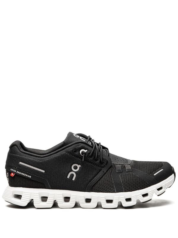 On Running Black Cloud 5 Low Top Sneakers | Browns Sneakers