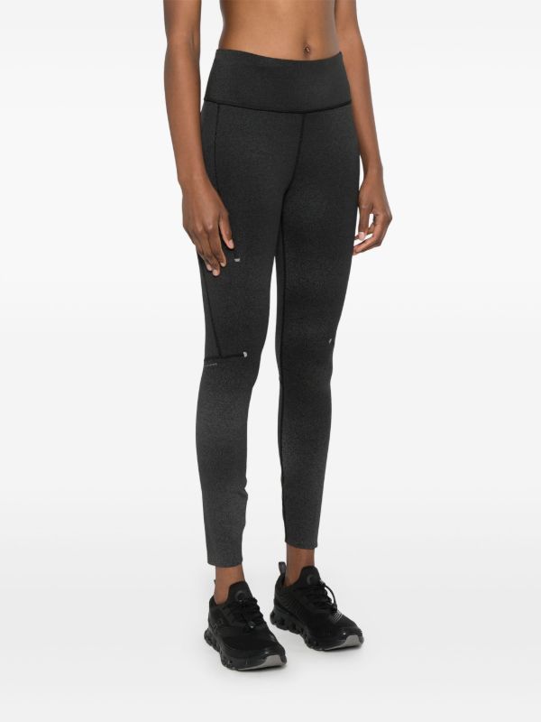 On Running Black Logo-Print Leggings | Browns Performance Leggings
