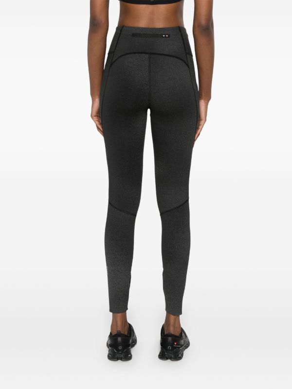 On Running Black Logo-Print Leggings | Browns Performance Leggings