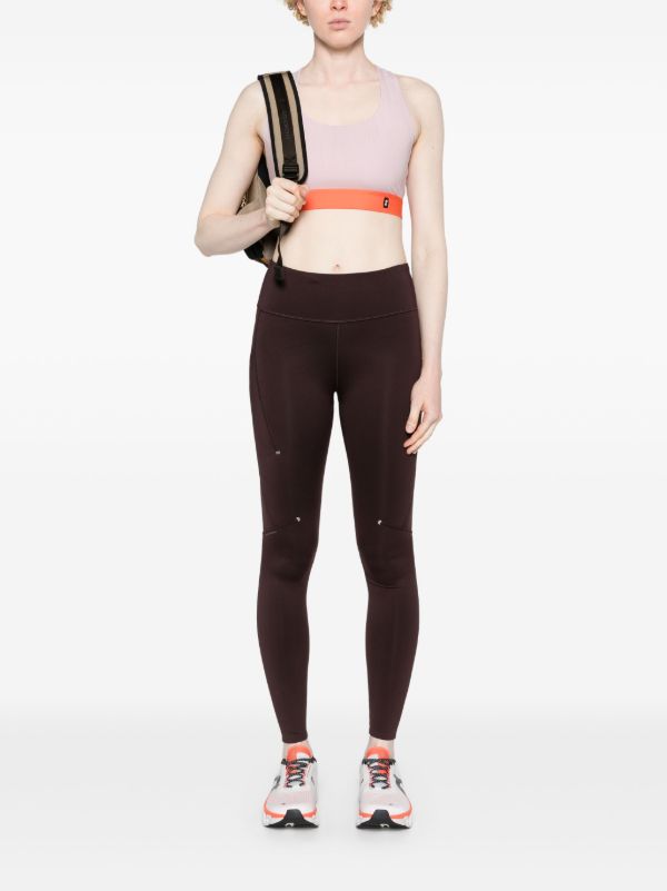 On Running Pink Pace Colour-Block Sports Bra | Browns Sports Bras