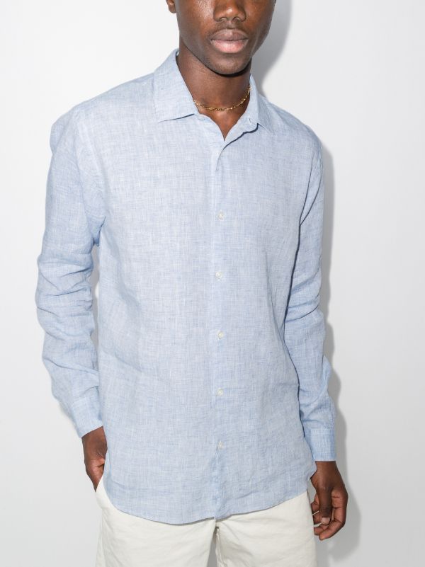 Orlebar Brown Giles Linen Shirt | Browns Shirts