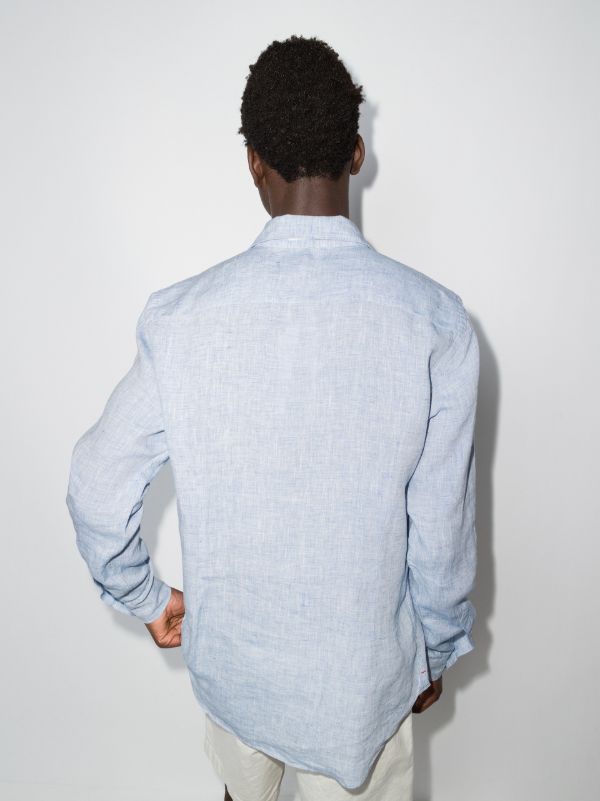 Orlebar Brown Giles Linen Shirt | Browns Shirts