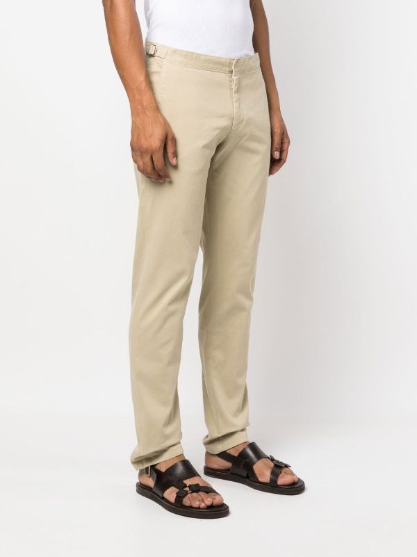 Orlebar Brown Neutral Fallon Straight-leg Trousers | Browns Regular-Fit & Straight Leg Pants