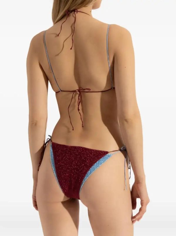 Oséree Glitter-detailing Bikini | Browns Bikinis