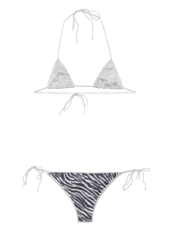 Oséree Grey Lumière Bikini Top | Browns Bikinis